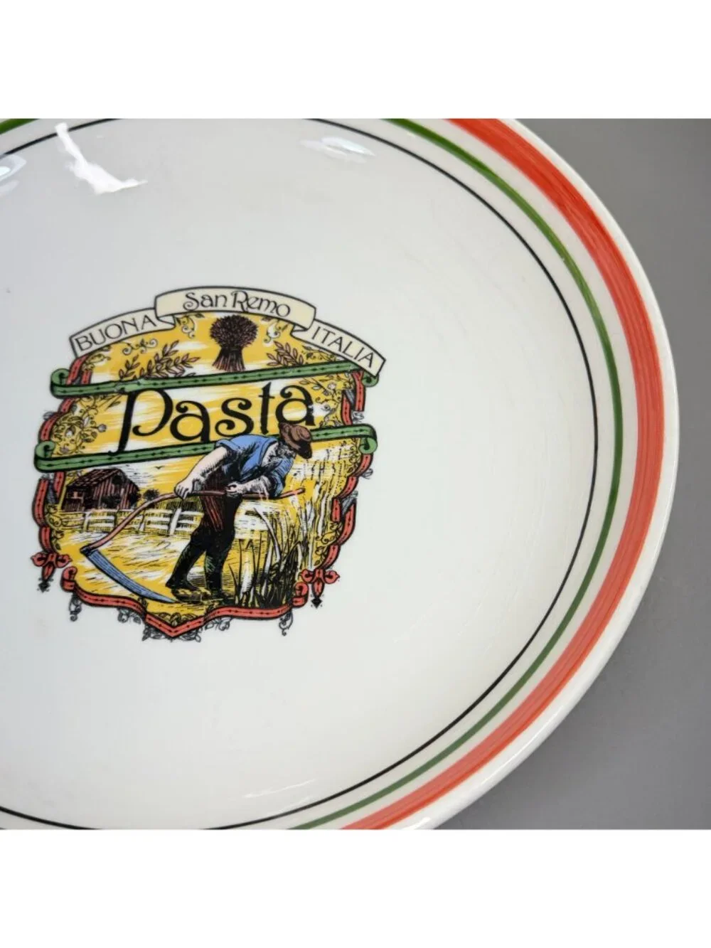 Vintage Himark Italy Large Pasta Serving Bowl 13